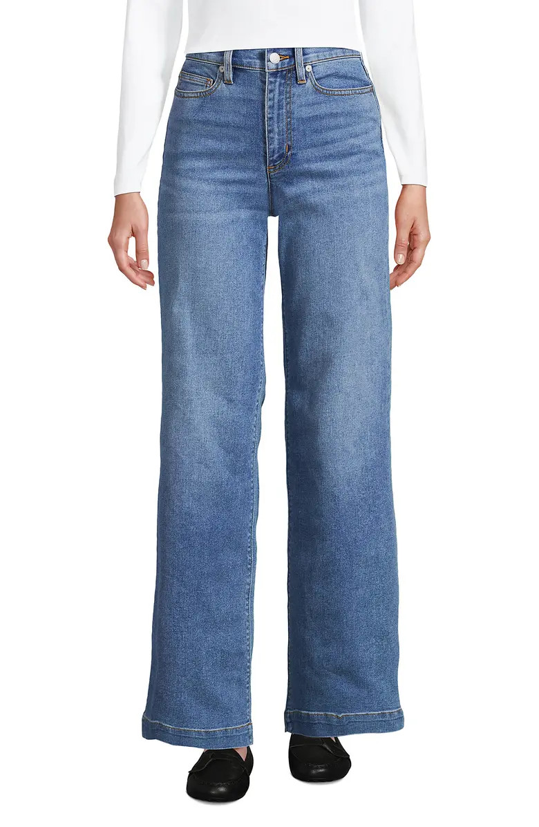 Recover High Rise Wide Leg Blue Jeans | Nordstrom