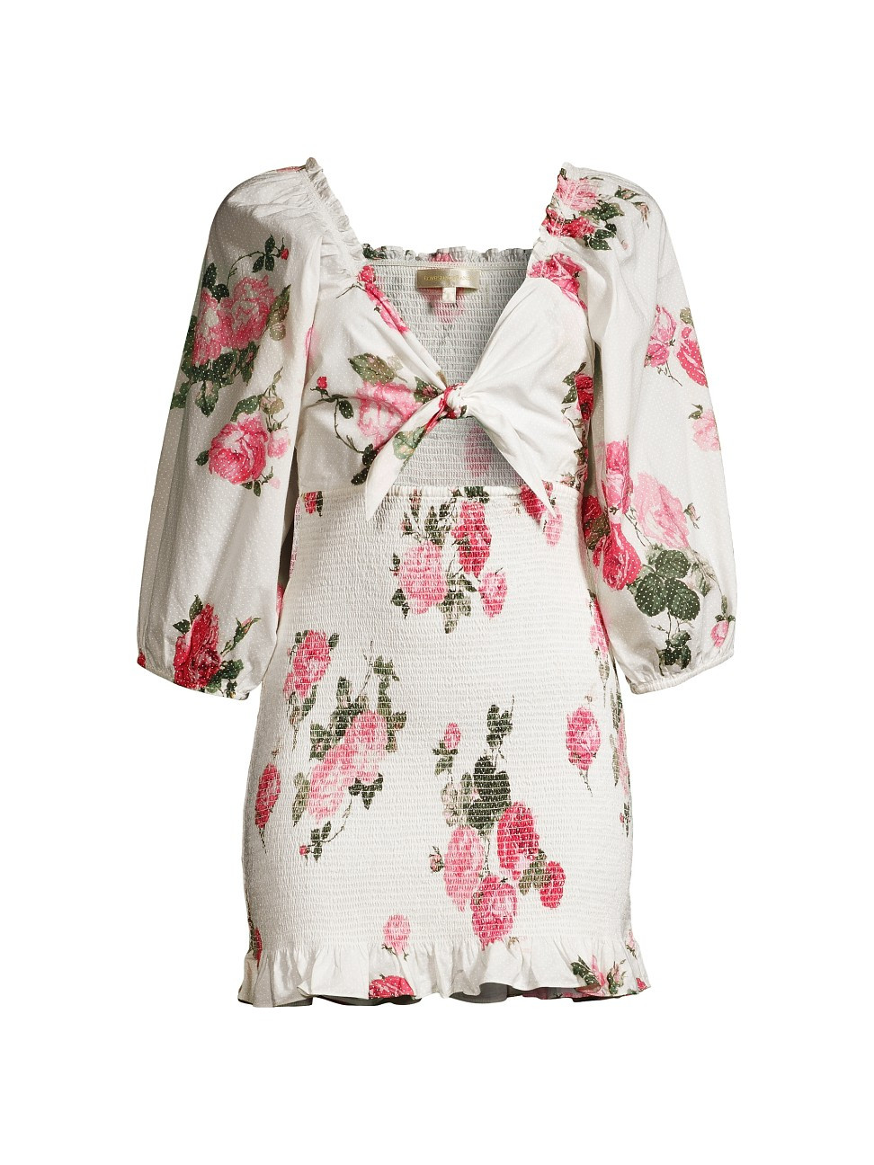 Women's Kyndra V-Neck Floral Dress - Paradise Pink - Size Small | Saks Fifth Avenue