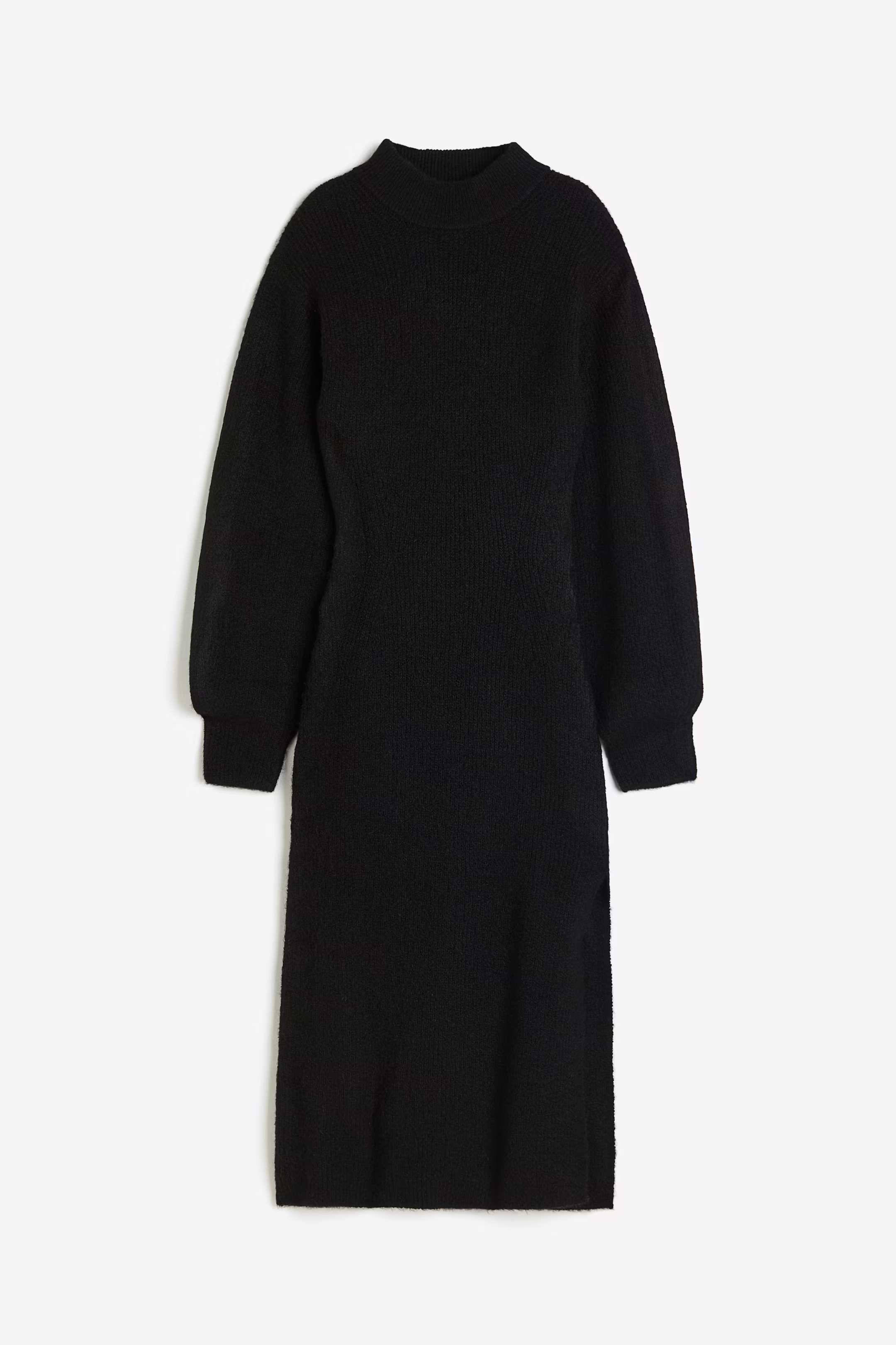 Balloon-sleeved knitted dress | H&M (UK, MY, IN, SG, PH, TW, HK)