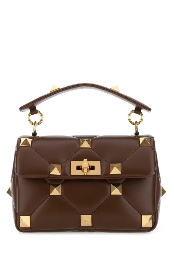 Valentino Garavani Roman Stud Medium Shoulder Bag | Cettire Global