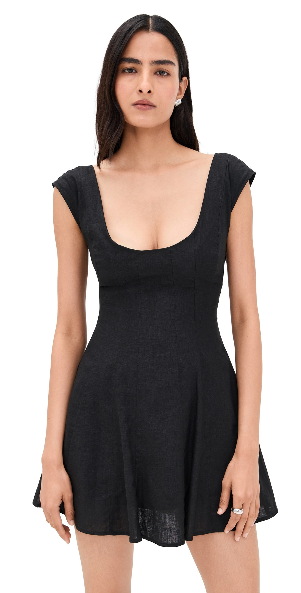 GUIZIO Leila Mini Dress Black L | Shopbop