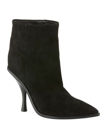 Sigerson Morrison Hong Suede Pointed-Toe Boot | Bergdorf Goodman
