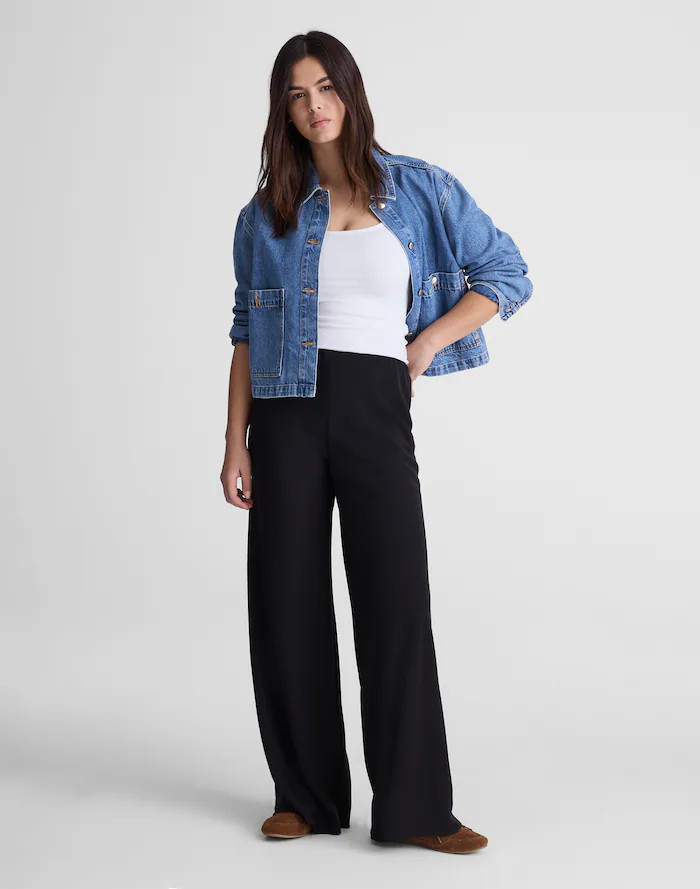 Pull-On Pants in Crepe | Madewell