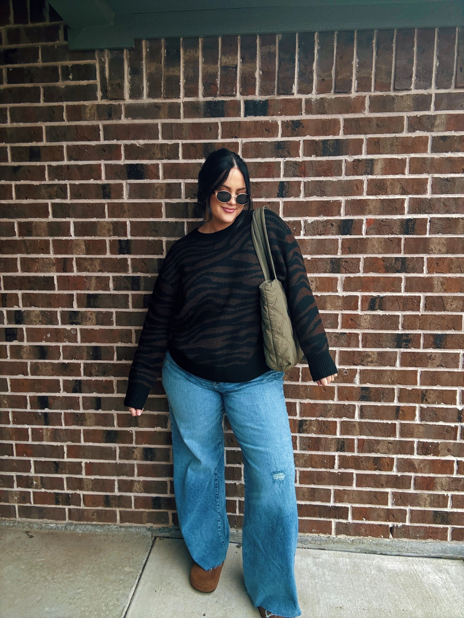 Wearing size 1 in the sweater & 14 in the jeans (they’re stretchy and run 1 size big!)

#LTKdayinmylife #LTKgrwm #LTKootd