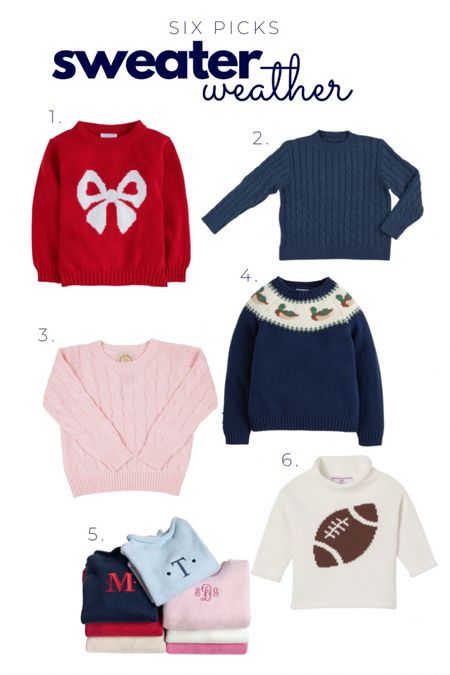 It’s almost time for sweater weather!

6 picks for sweater weather when the temperatures drop!

#LTKkids #LTKSeasonal #LTKbaby