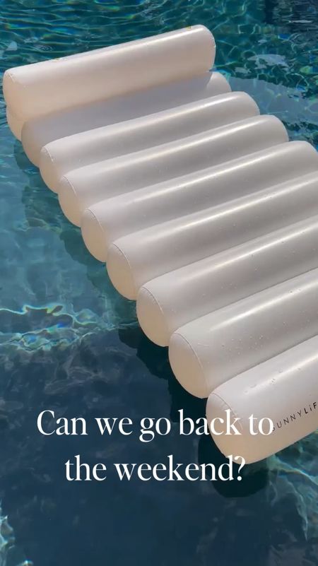 I can't tell you enough about how COMFORTABLE this pool float is.  I love that it is white so it stays cool in the Texas heat.

And sturdy, like can sit up on it to grab a drink and not fall in. (Major bonus points here) 

Poolside, pool, outdoor decor, swim style, pool style, pool floats, luxe for less

#LTKHome #LTKSwim #LTKSeasonal