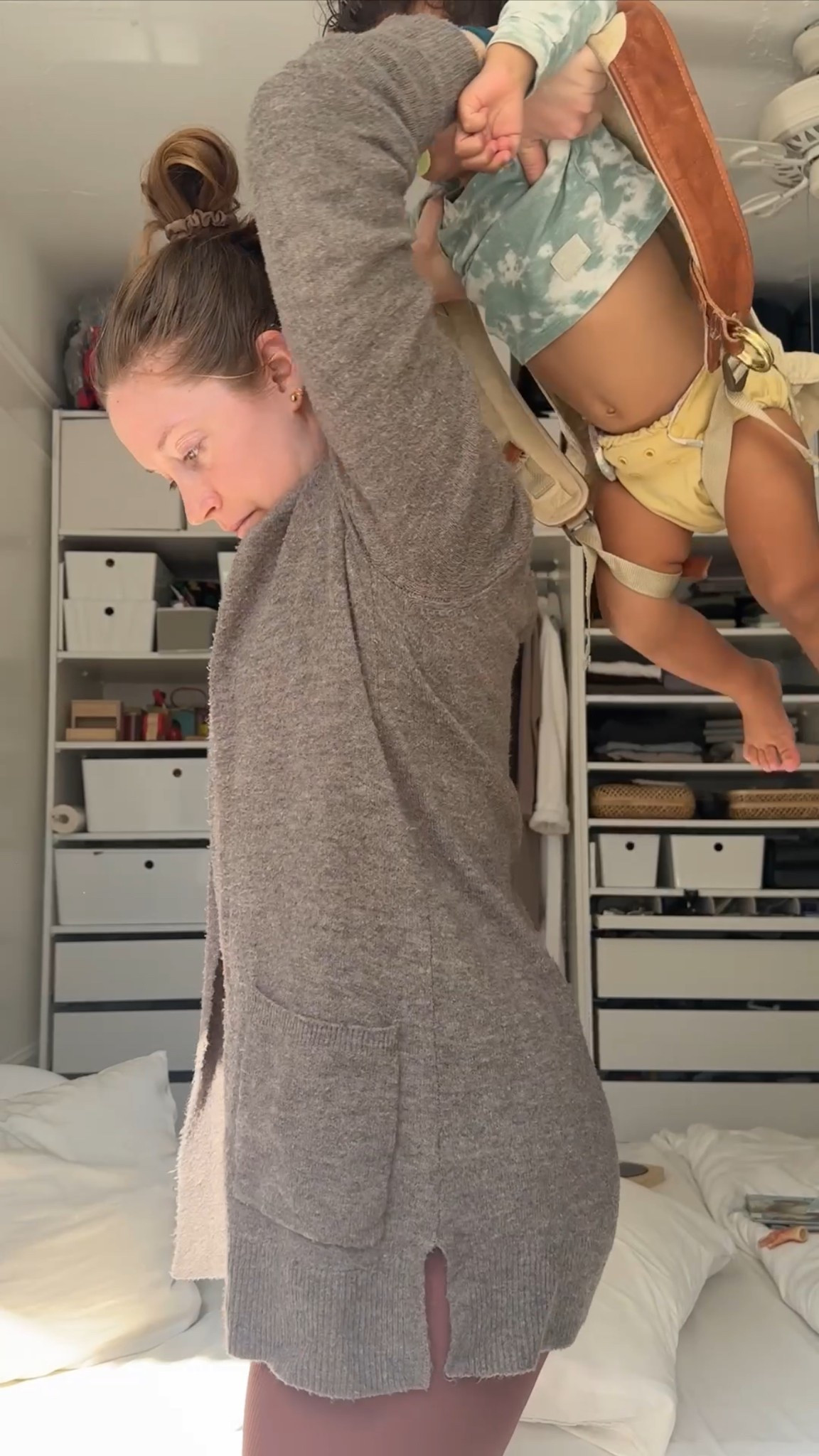 Back carrying is a game changer!

#LTKFamily #LTKBump #LTKBaby