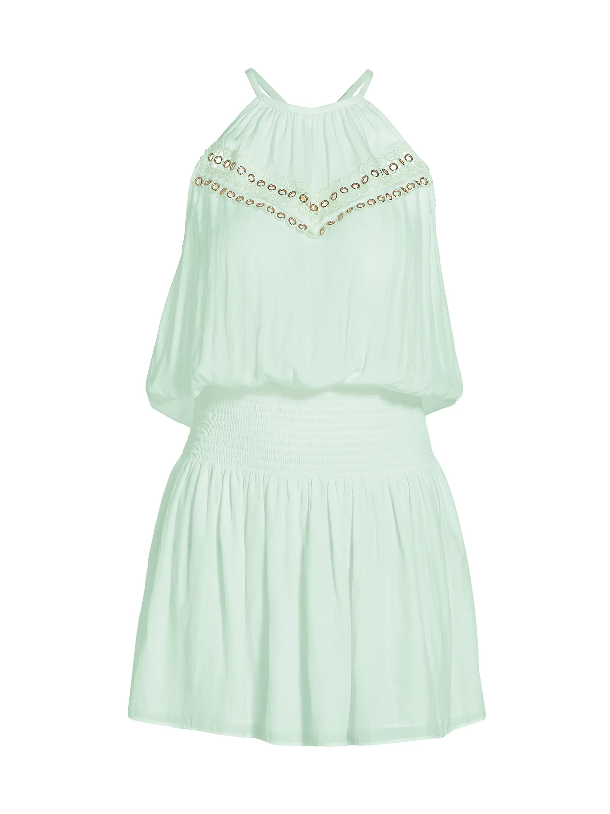 Alexa Smocked Minidress | Saks Fifth Avenue
