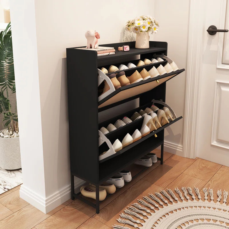 Bay Isle Home™ 20 Pair Shoe Storage Cabinet & Reviews | Wayfair | Wayfair North America