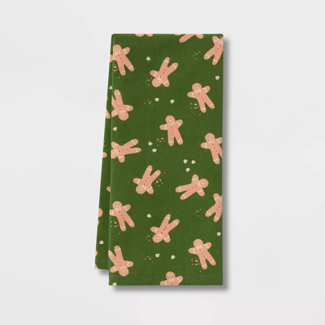 Cotton Gingerbread Man Kitchen Towel - Wondershop™ | Target