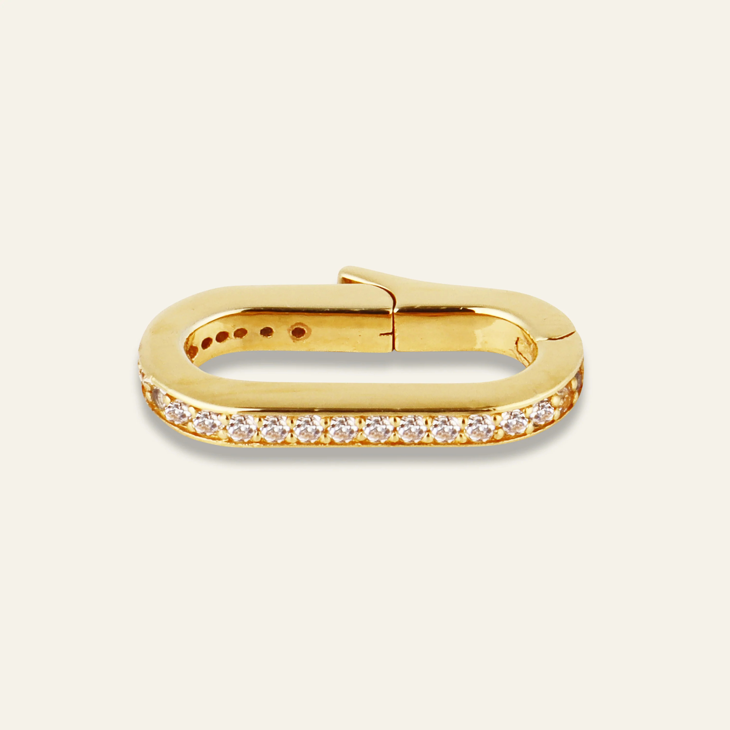 Pave Oval Clip | HART