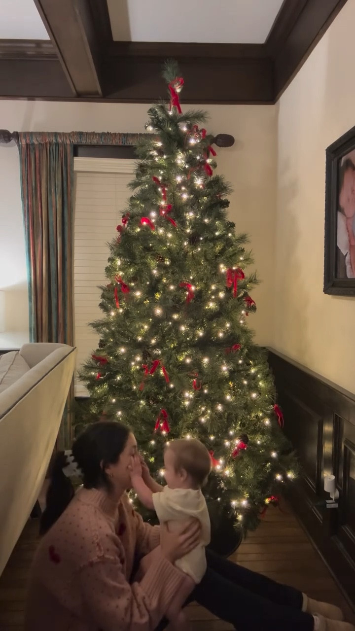 are you team real tree or fake tree for Christmas?

we put up our traditional tree last week — filled with reds, golds, and every ornament my kids have made or collected over the years. It lives in our family room, the den.

after Thanksgiving, we’ll head to the tree farm to pick out our live tree for the living room 🌲

stay tuned… 🎄✨

#christmastreedecorating #momof4 #sahmomlife #holidayinspo

#LTKHoliday #LTKCyberWeek #LTKHome