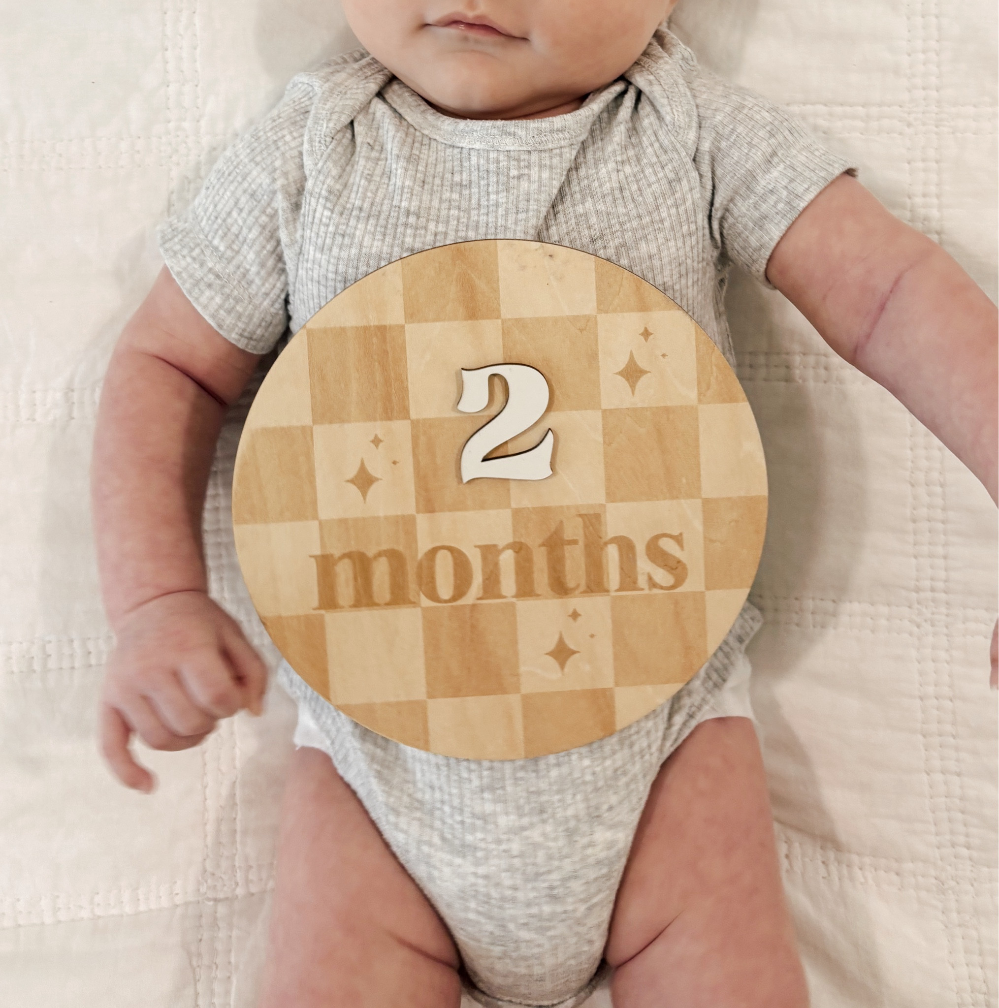 Month sign with interchangeable numbers! 

#LTKKids #LTKBaby
