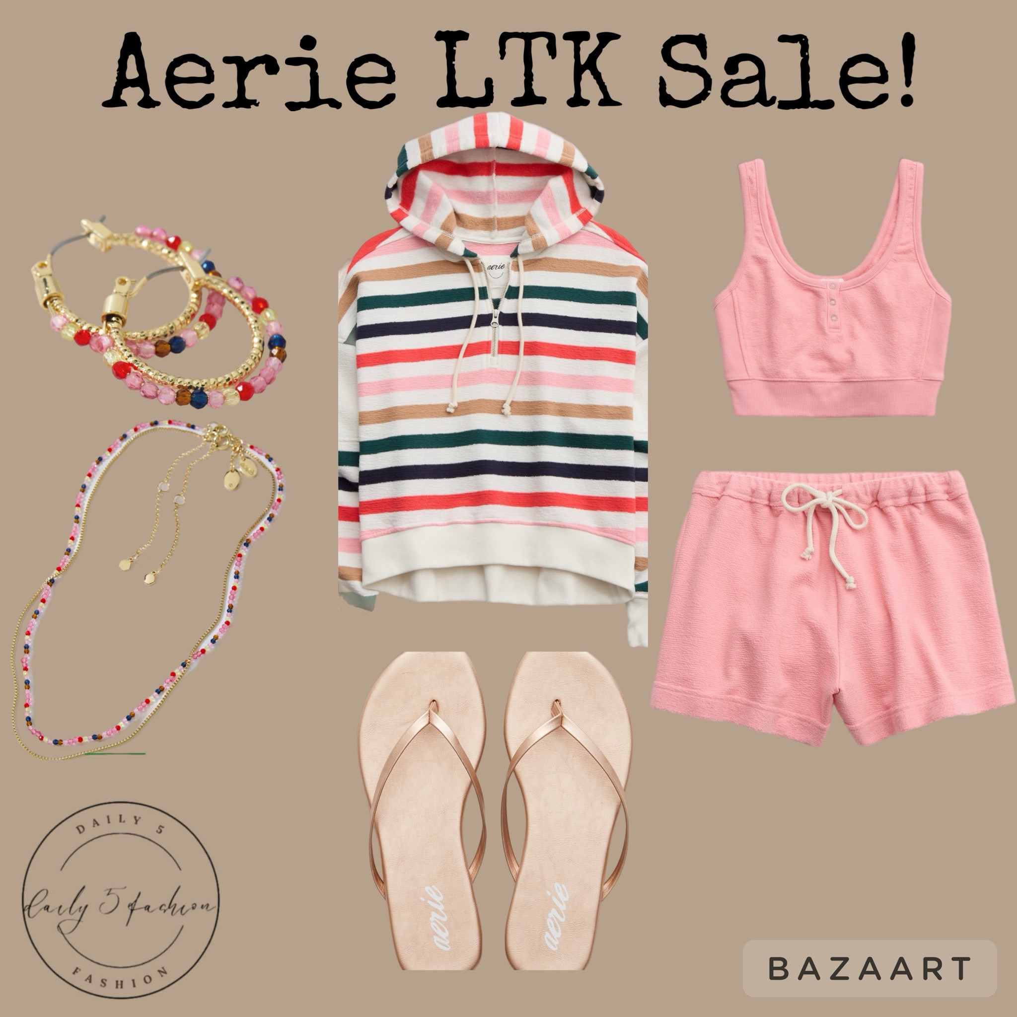 This sweatshirt is so fun! You can really mix and match this whole collection! Everything comes in lots of colors!! Everything will be on sale this week! Heart my post to get alerted when it goes on sale! 

#LTKswim #LTKSpringSale #LTKsalealert