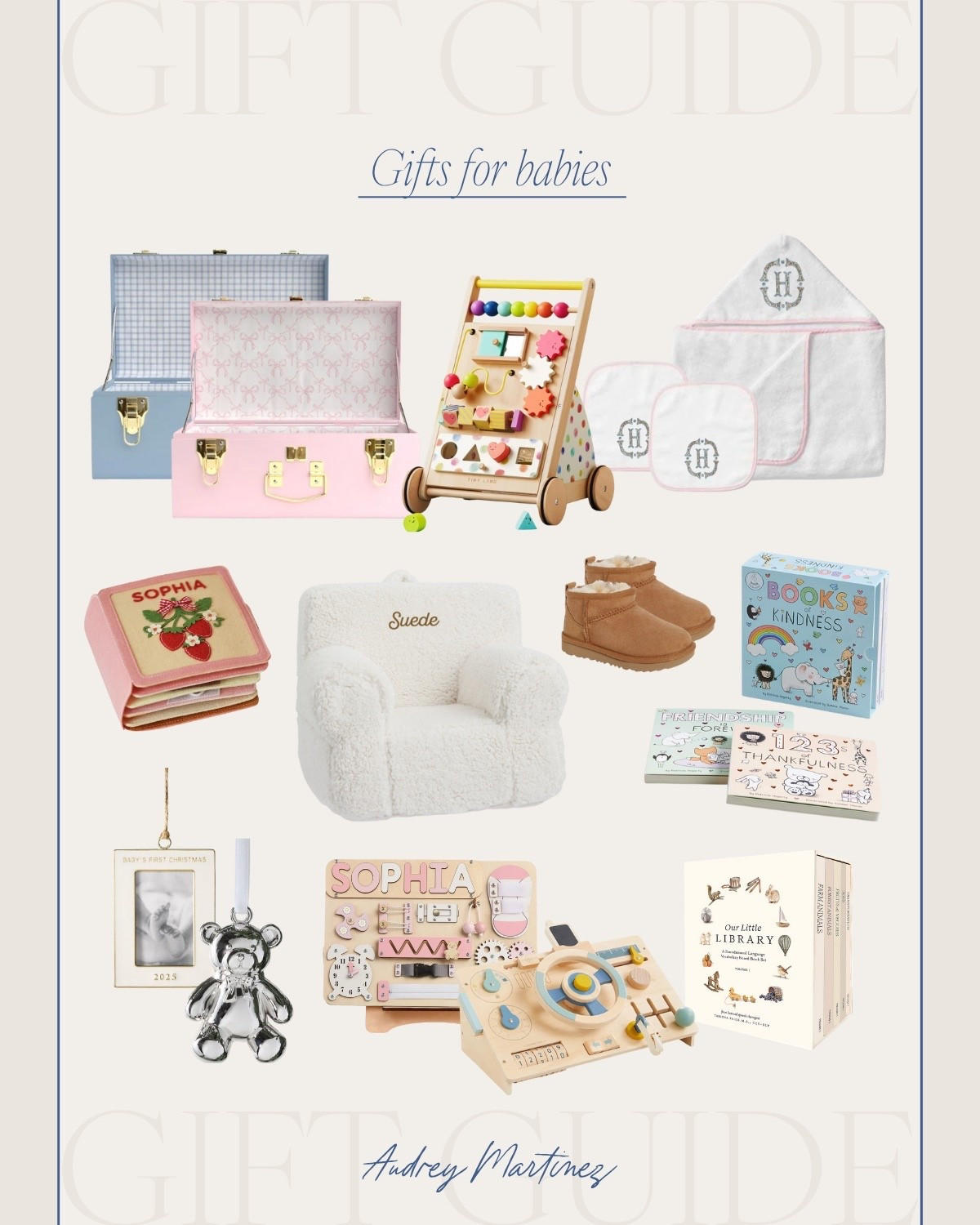 GIFT GUIDE | HOLIDAY 2025 🎁✨
the sweetest picks for the tiniest ones — sharing my favorite baby toys of the season! 

baby toys, baby gift guide, christmas gifts for babies, baby holiday gifts, under 1 toys, baby must haves, holiday shopping

#LTKHoliday #LTKGiftGuide #LTKBaby