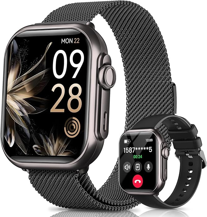 Smart Watches for Women Reloj Mujer: Smartwatch with 30Day Battery Life SpO2 Sleep Heart Rate Mon... | Amazon (US)