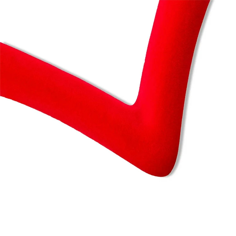 Valentine's Day Red Flocked Heart Wreath, 17.5 in, by Way To Celebrate - Walmart.com | Walmart (US)