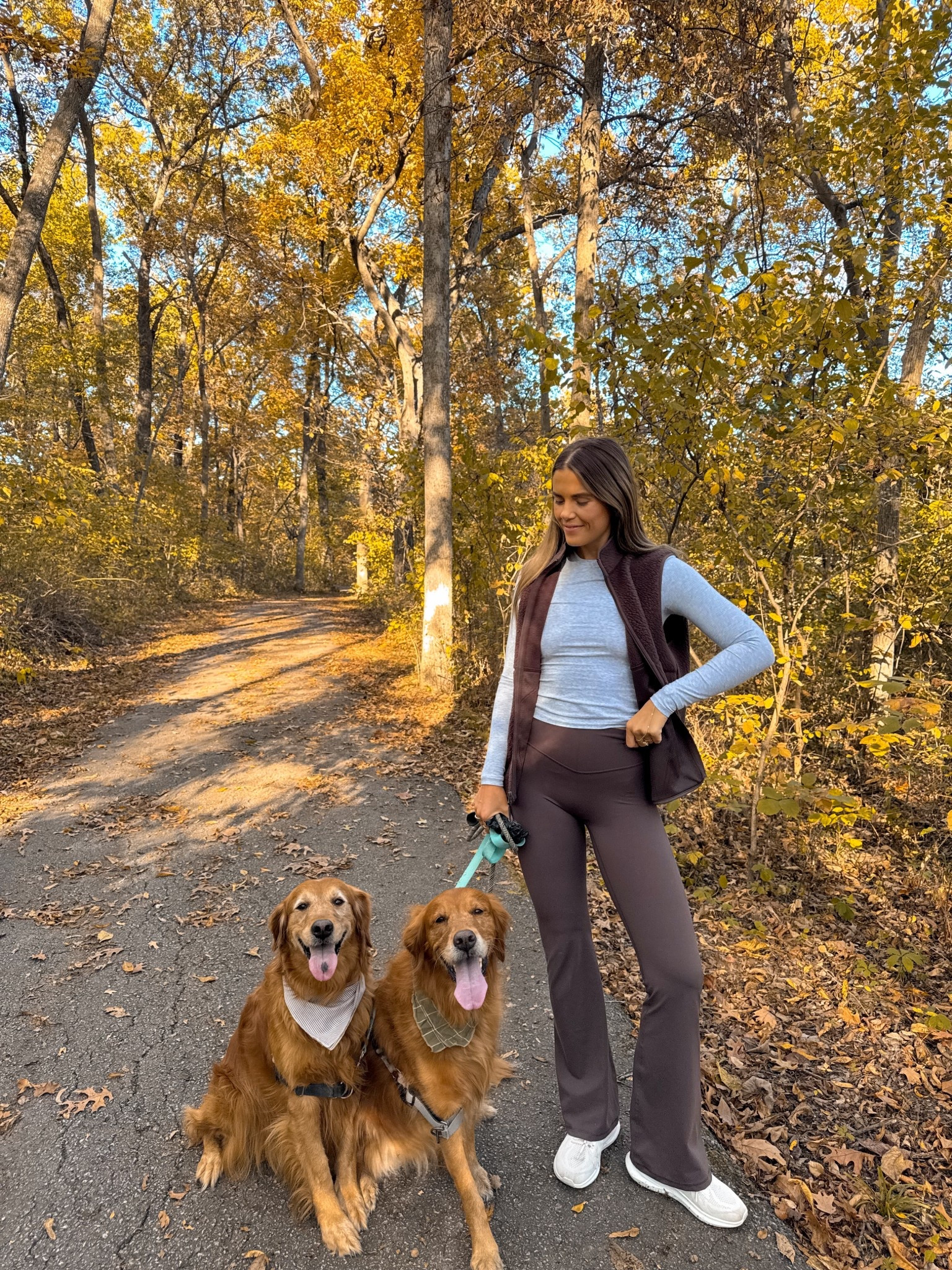 size small long in amazon leggings, size small in long sleeve shirt, size medium in vest 

#LTKSaleAlert #LTKTall #LTKSeasonal