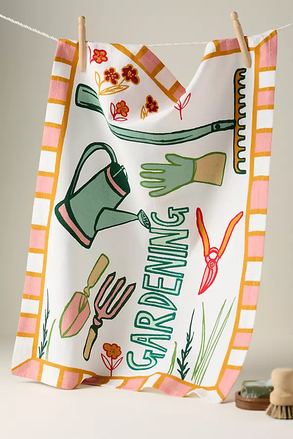 Amuse La Bouche Gardening Dish Towel | Anthropologie (US)