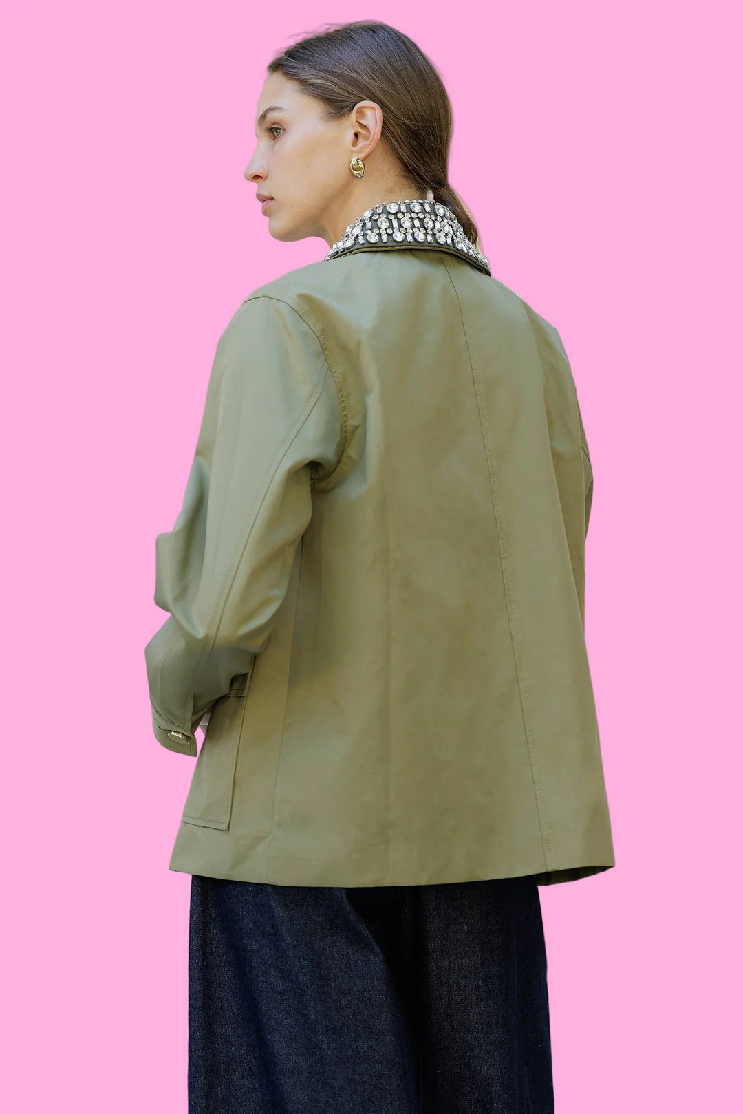 Embellished Collar Ronny Jacket | Teggy French