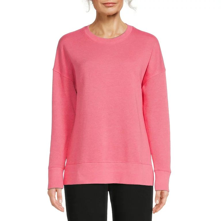 Time and Tru Women's Garment Wash Sweatshirt | Walmart (US)