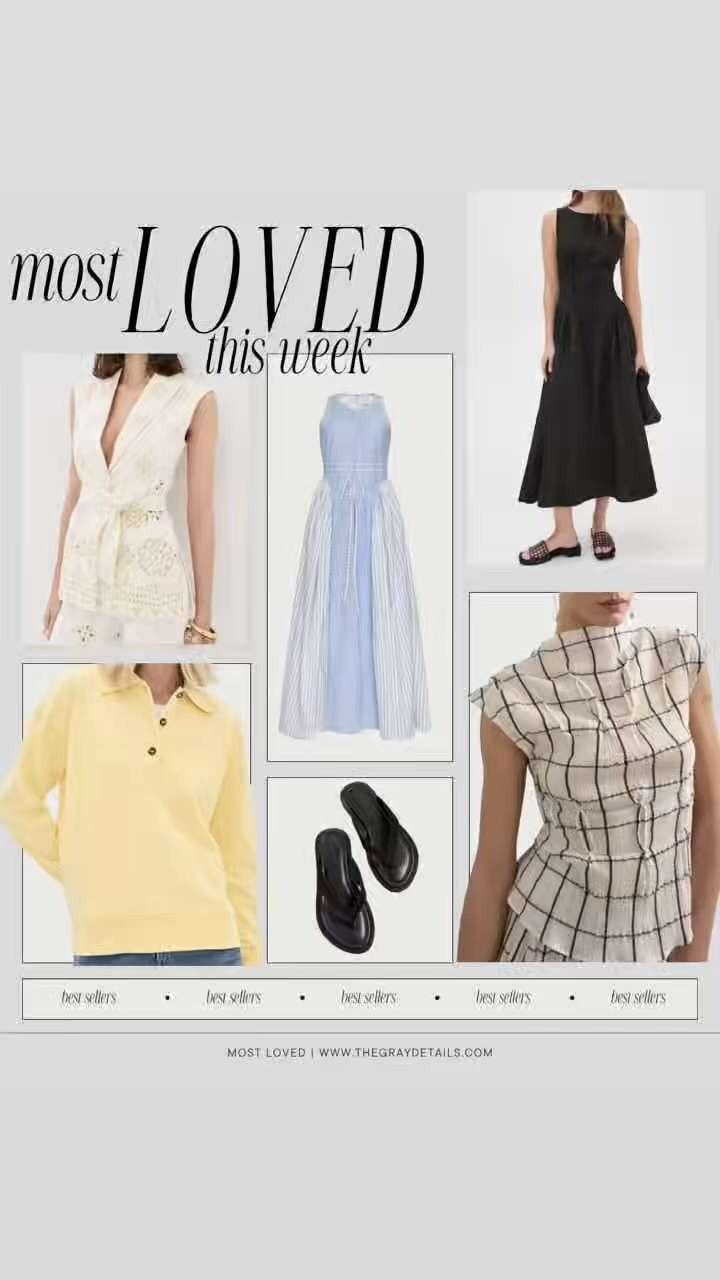 Excited to share a roundup of most loved favorites this week. From spring dresses, elegant blouses, cute sandals, and more. 

 #LTKgrwm #LTKootd #LTKWorkwear