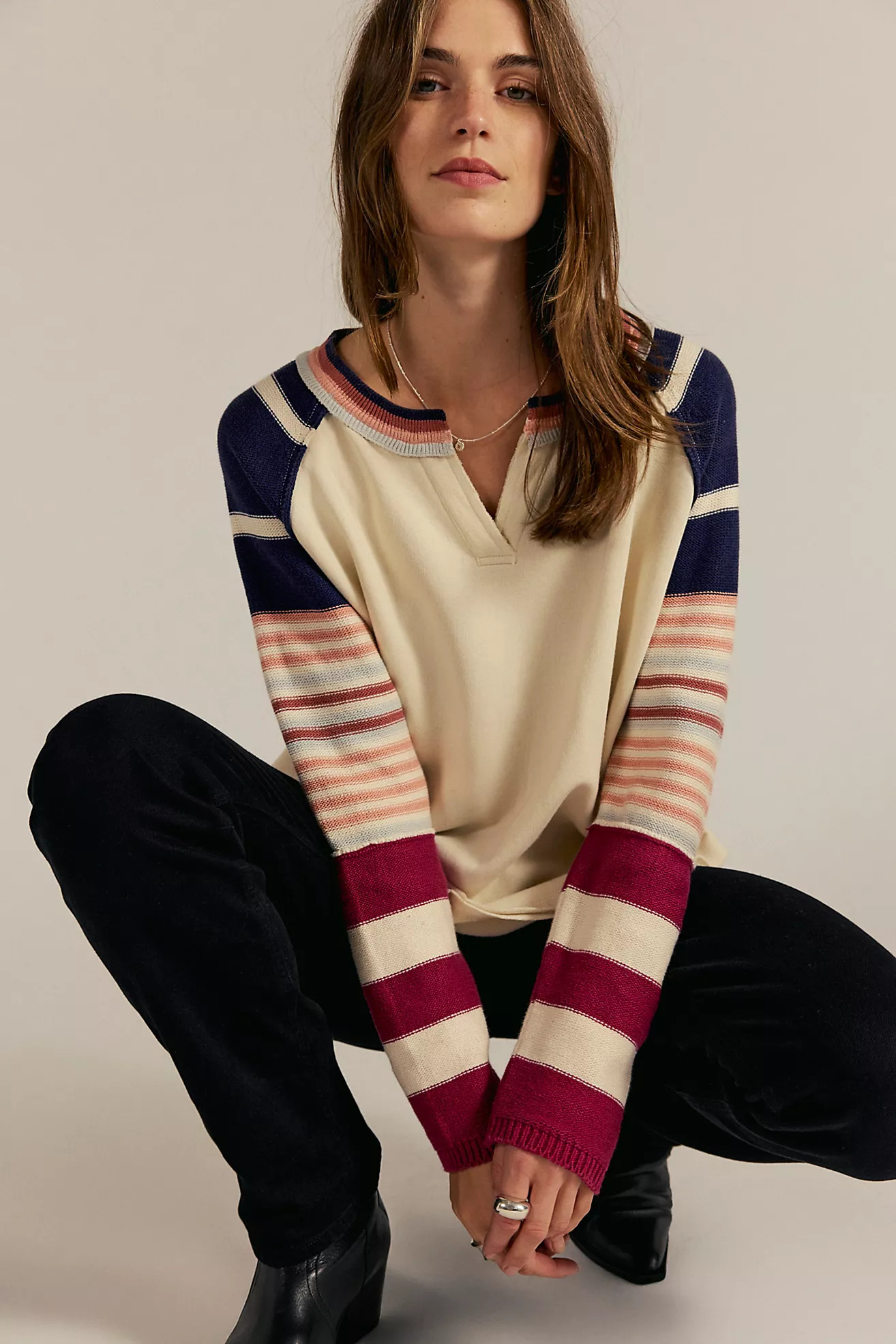 We The Free Jordan Long-Sleeve Pullover | Free People (Global - UK&FR Excluded)