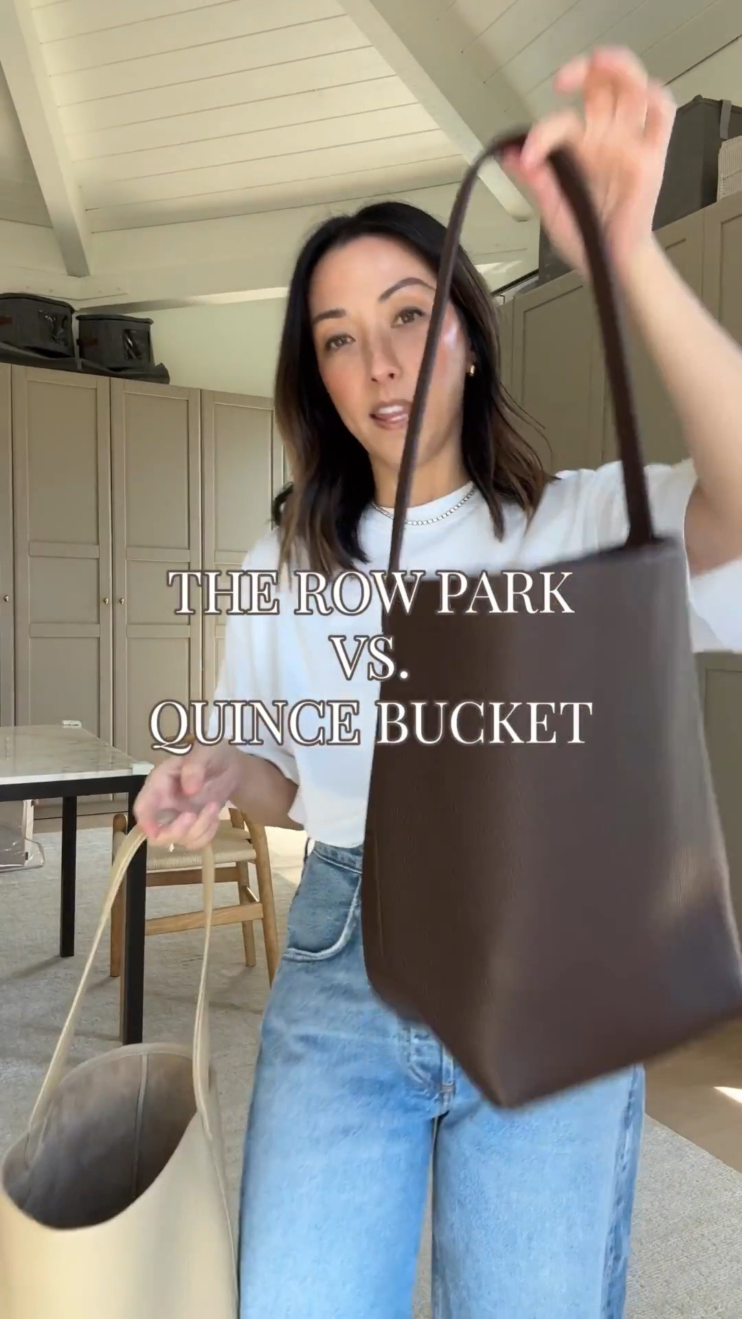 Quince now has a nearly identical bag to the Row Park. Medium size. Pebbled leather- very nice and stunning. Maybe slightly larger than the Park medium, but in a good way. Not overly large. This will sell out!

Bags, spring style, petite style 

#LTKPetite #LTKmomlife