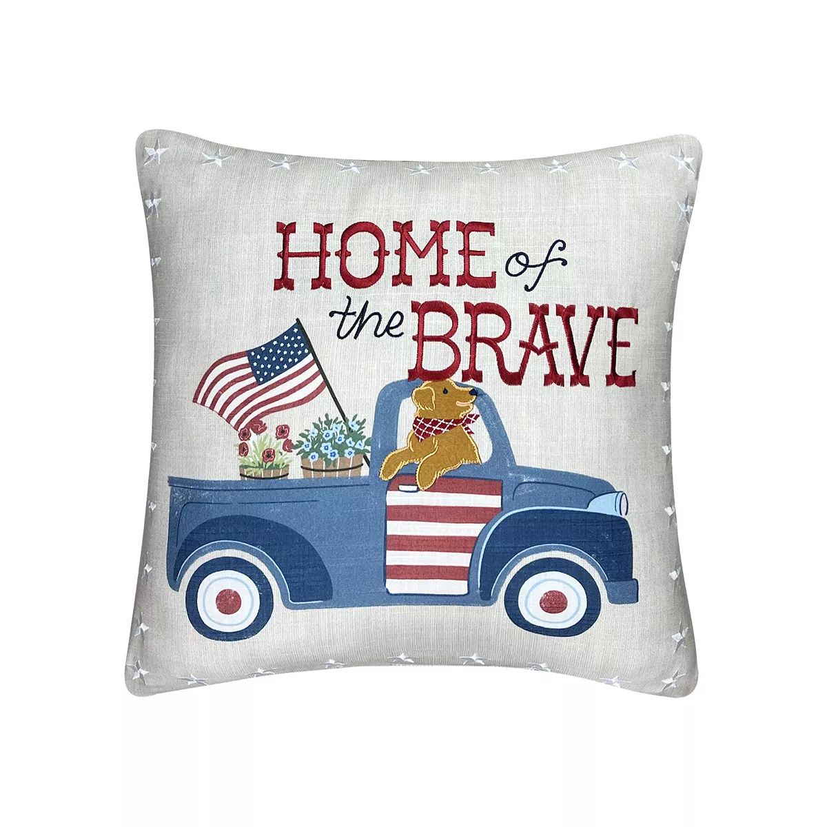 Americana Home of the Brave Truck Throw Pillow | Kohl's