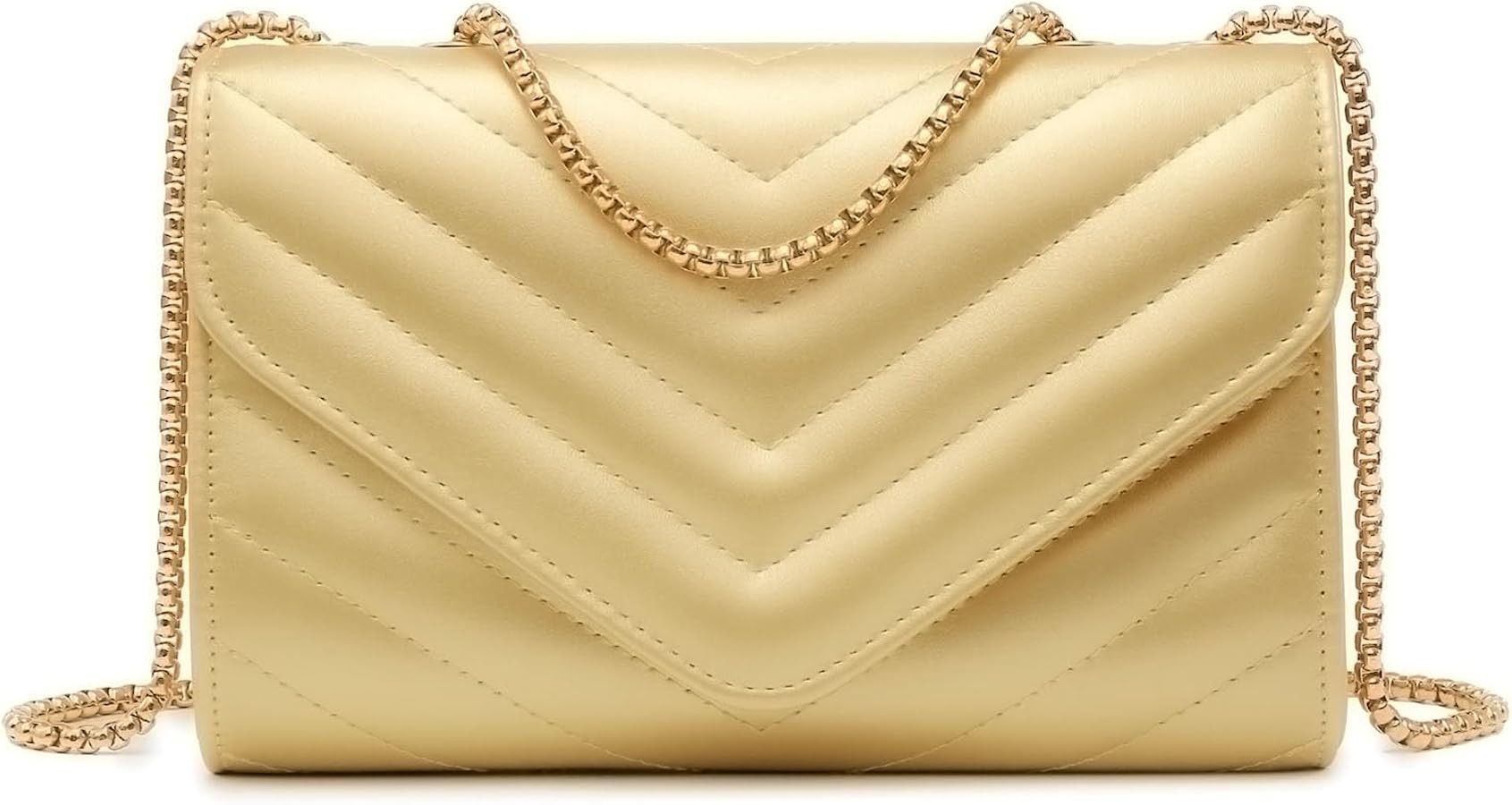 Dasein Women Small Quilted Crossbody Bags Stylish Designer Evening Bag Clutch Purses and Handbags... | Amazon (US)