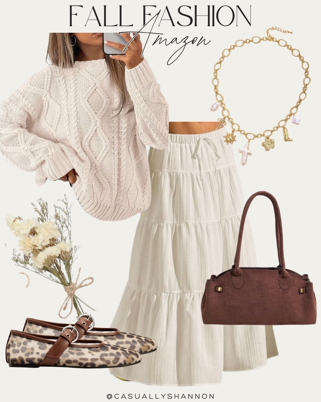 This makes the perfect fall boho family photos outfit 🍂 think wide open field, candid photography, and cozy vibes. 

Family Photos | boho fashion | casual boho style | women’s fall fashion | chunky sweater | viral Amazon sweater | flowy skirt | trendy mesh flats | amazon fashion finds | #LTKAmazon #LTKFallFashion #LTKFall

#LTKStyleTip #LTKFindsUnder50 #LTKFamily