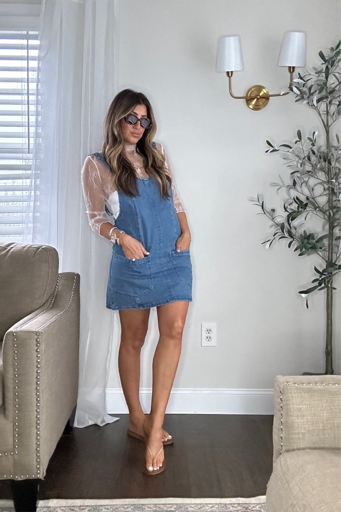 Elevated causal spring denim dress. Wearing a small. Tap photo below to shop all! Xx

#LTKstyletip #LTKbeauty #LTKSeasonal