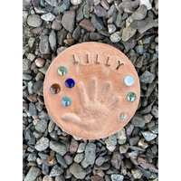 Handprint Garden Stone Kit - Personalized Gift For Green-Thumbed Grandparents | Etsy (US)