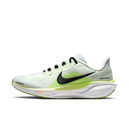 Nike Pegasus 41 Men's Road Running Shoes (White/Volt Ice/Barely Volt/Black) Size 14 | Amazon (US)