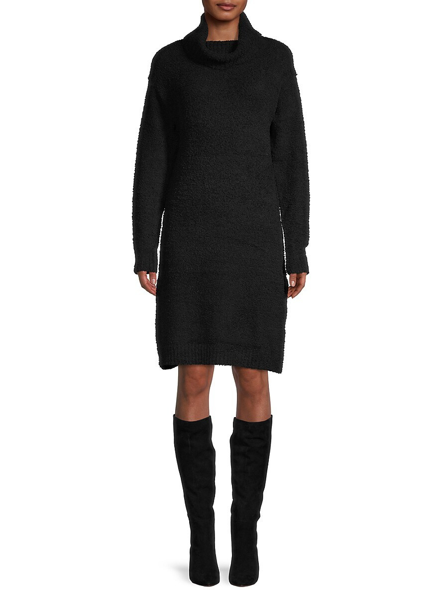 Saks Fifth Avenue Women's Turtleneck Sweater Dress - Black - Size XL | Saks Fifth Avenue OFF 5TH