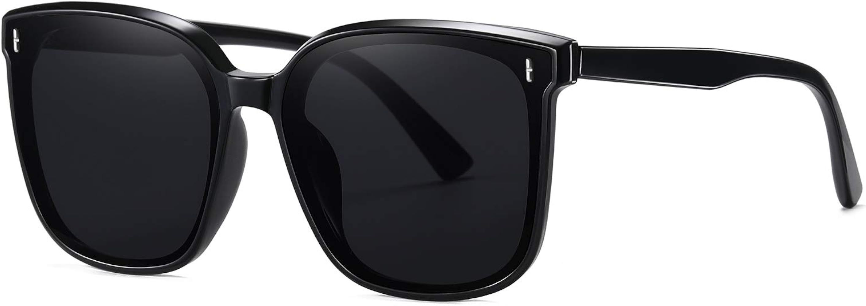 Dollger Retro Oversized Square Sunglasses for Women Trendy Classic Style Sun Glasses UV400 Protec... | Amazon (US)