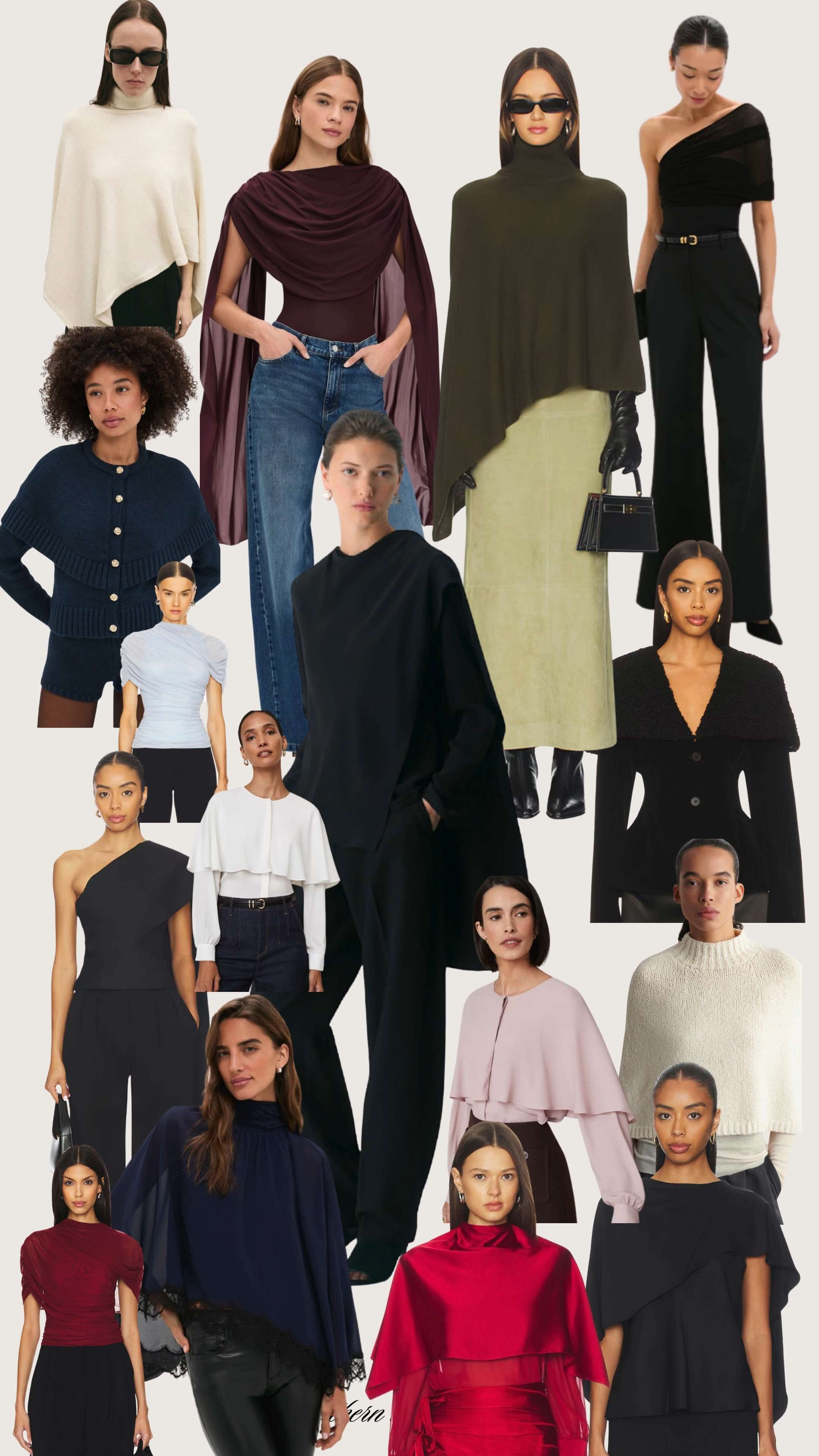 For those who love a cape effect top as much as I do! Loving these cape sweaters, cape blouses, flowy tops, architectural blouse. These are so good for the holiday season, holiday parties, holiday outfits, christmas parties, winter styling, etc.!  

 

#LTKHoliday #LTKootd #LTKWorkwear