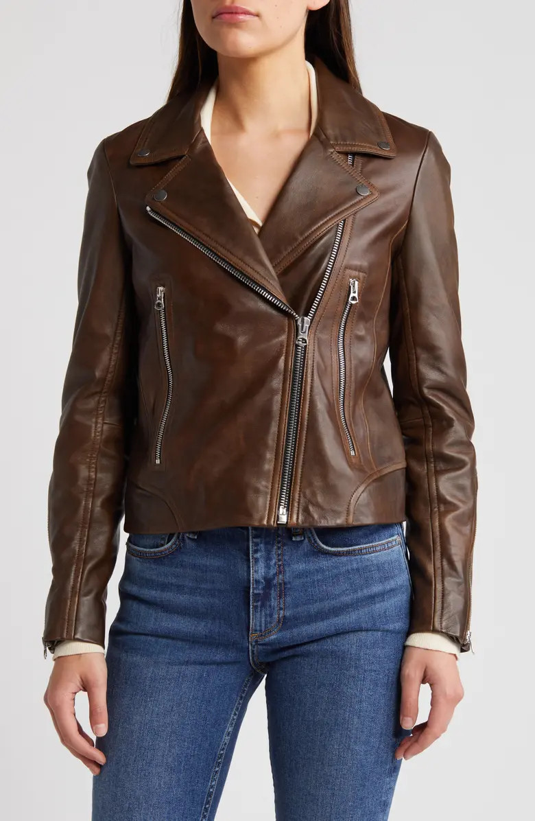 rag & bone Mack Lambskin Leather Jacket | Nordstrom | Nordstrom