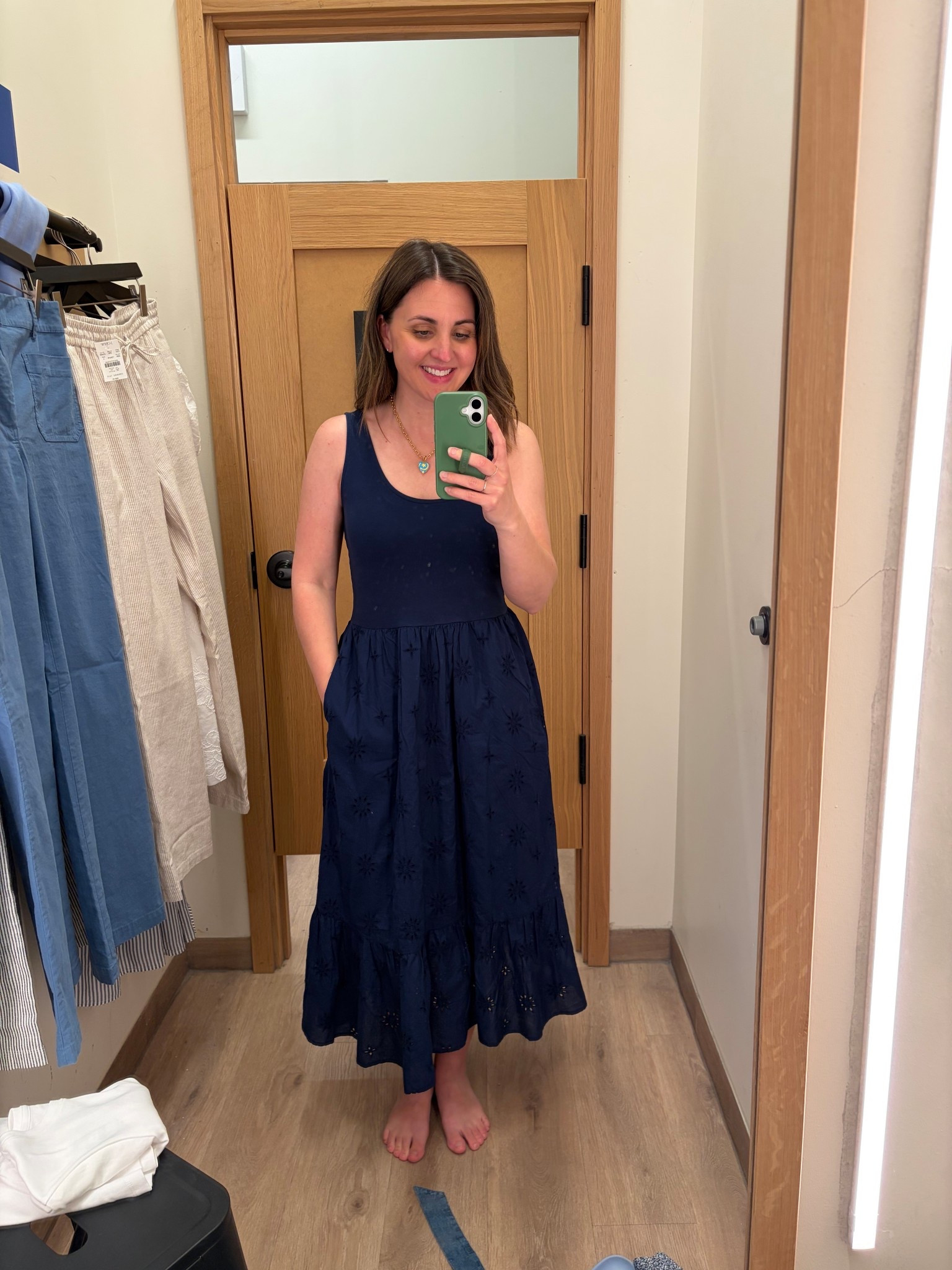 Loving this navy dress for summer, super soft and has pockets. This one came home with me! On sale for $55

#LTKOver40 #LTKootd #LTKSaleAlert