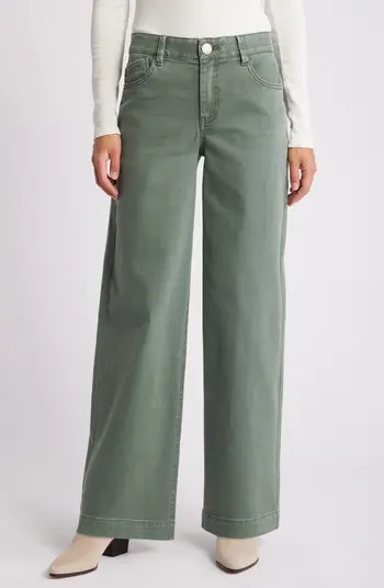 'Ab'Solution High Waist Wide Leg Jeans | Nordstrom