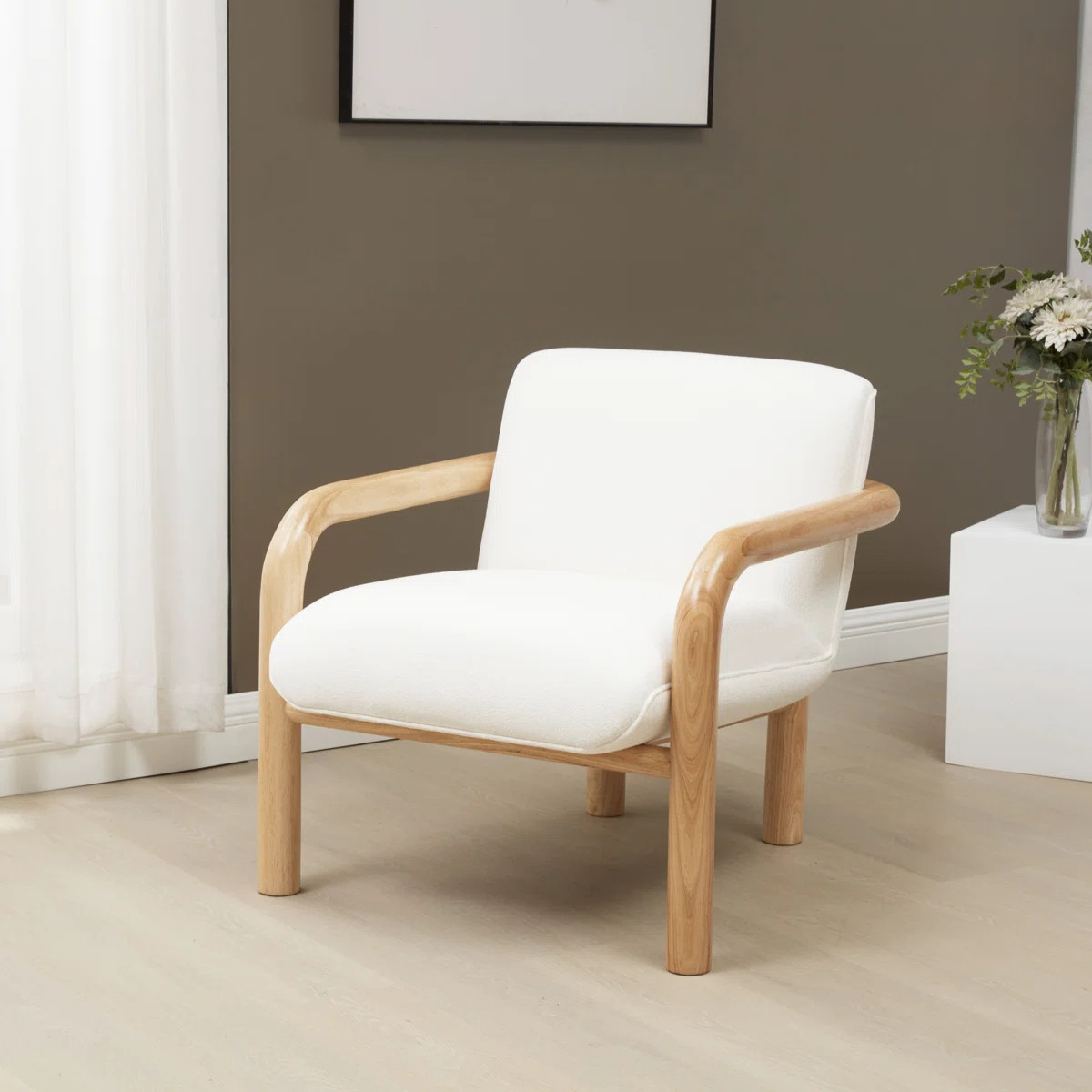 Reyer Boucle Accent Chair | Wayfair North America