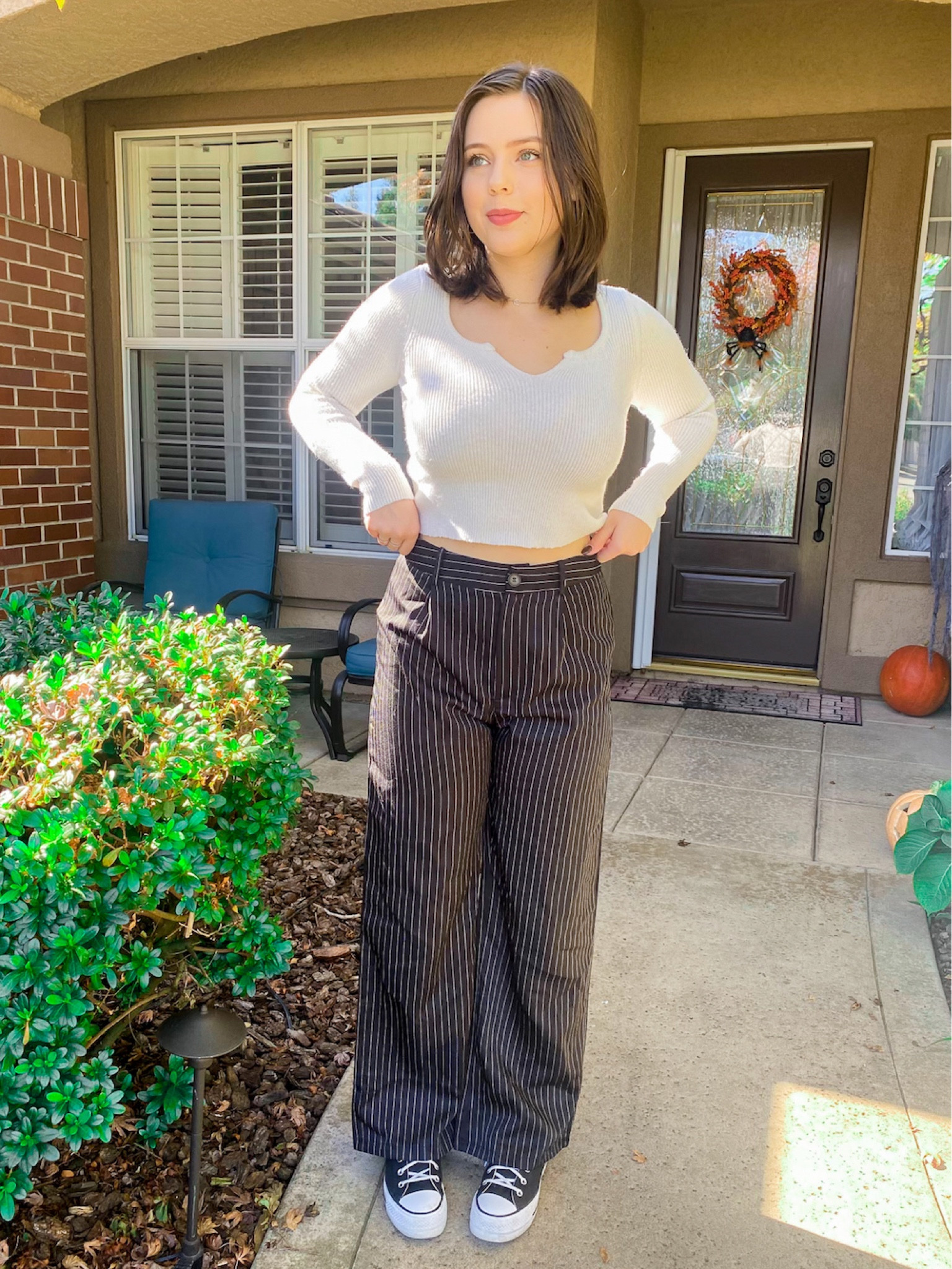Business casual outfit inspo! // amazon fashion fall, trousers outfits, amazon finds, striped pants, converse outfits, fall amazon finds, fall amazon fashion, amazon fall fashion



#LTKSeasonal #LTKstyletip #LTKsalealert