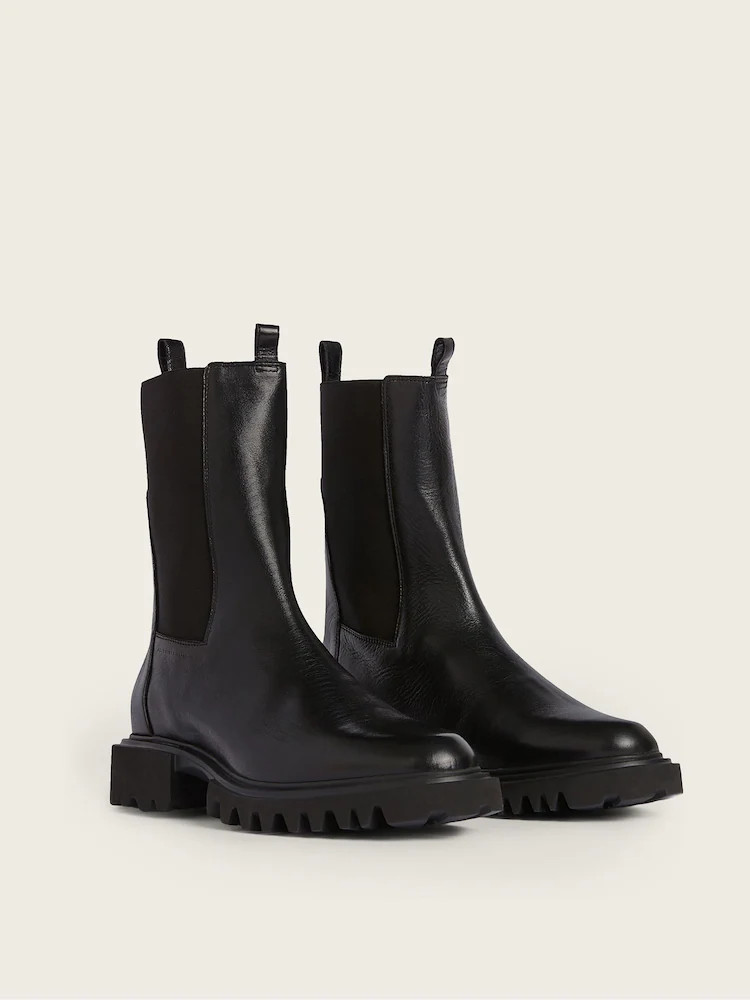 AllSaints Black Hallie Boots | Next EU