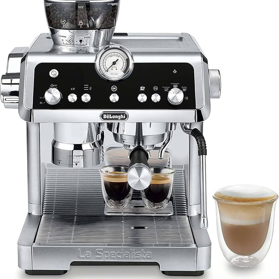 De'Longhi EC9355M La Specialista Prestigio Espresso Machine , 1.3L, Stainless Steel,Silver | Amazon (US)
