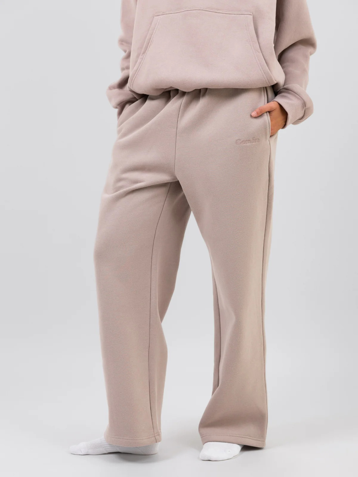 Comfrt Signature Straight Leg Sweatpants | Dusty Brown | Oversized | 2X | Comfrt
