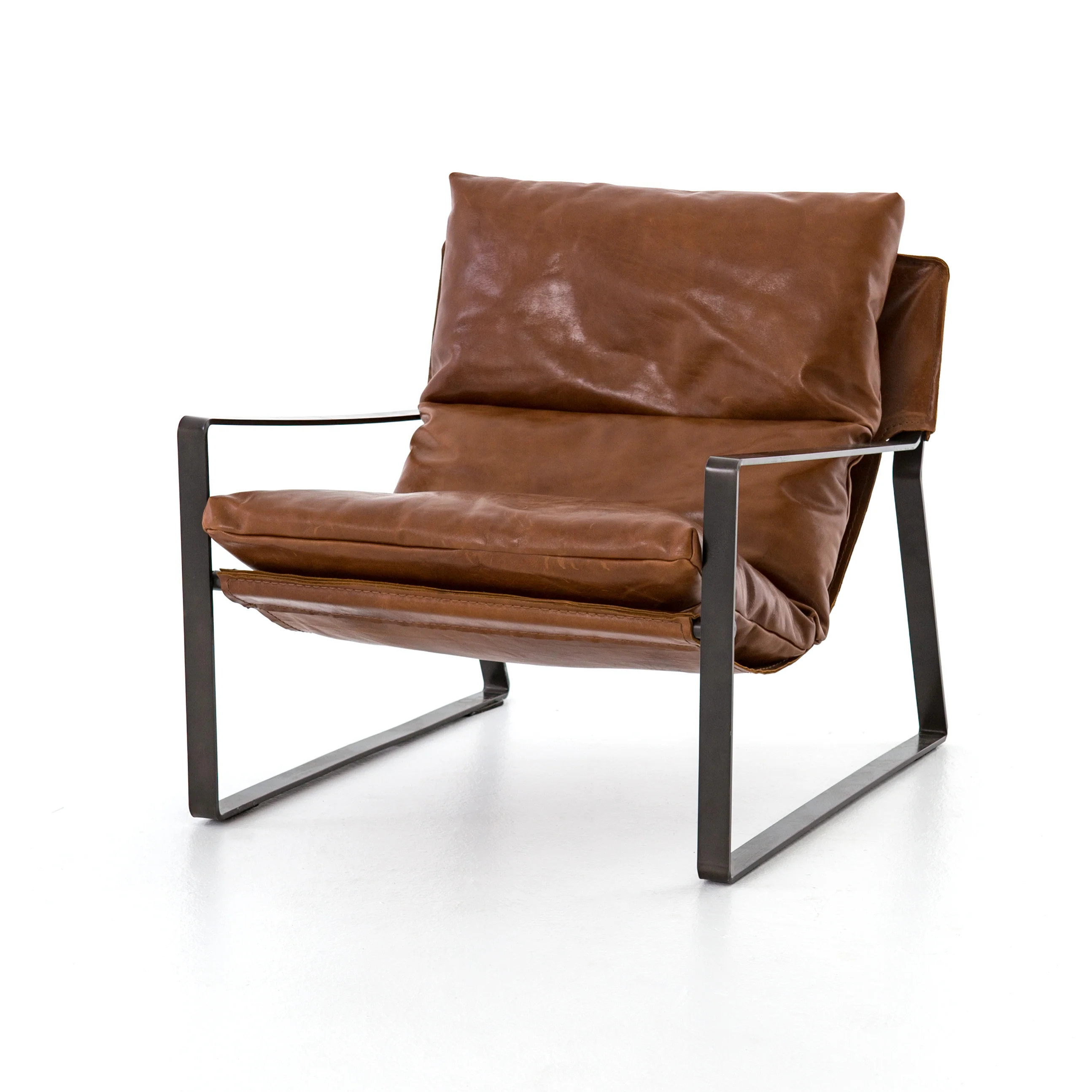 Emmett Sling Chair in Dakota Tobacco | Burke Decor