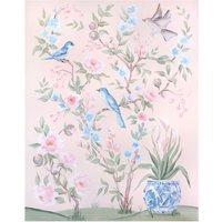 Blush Chinoiserie No. 2, A Fine Art Print On Canvas | Etsy (US)