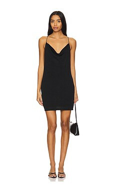 525 Eden Lurex Mini Tank Dress in Black from Revolve.com | Revolve Clothing (Global)