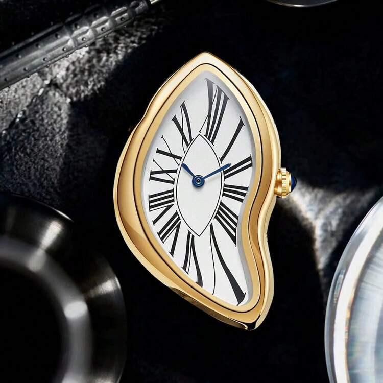 PINTIME Alien Crash Melt Twist Y2K Watch Kiosk Women's Fashion Fashion Retro Advanced Design Wate... | SHEIN