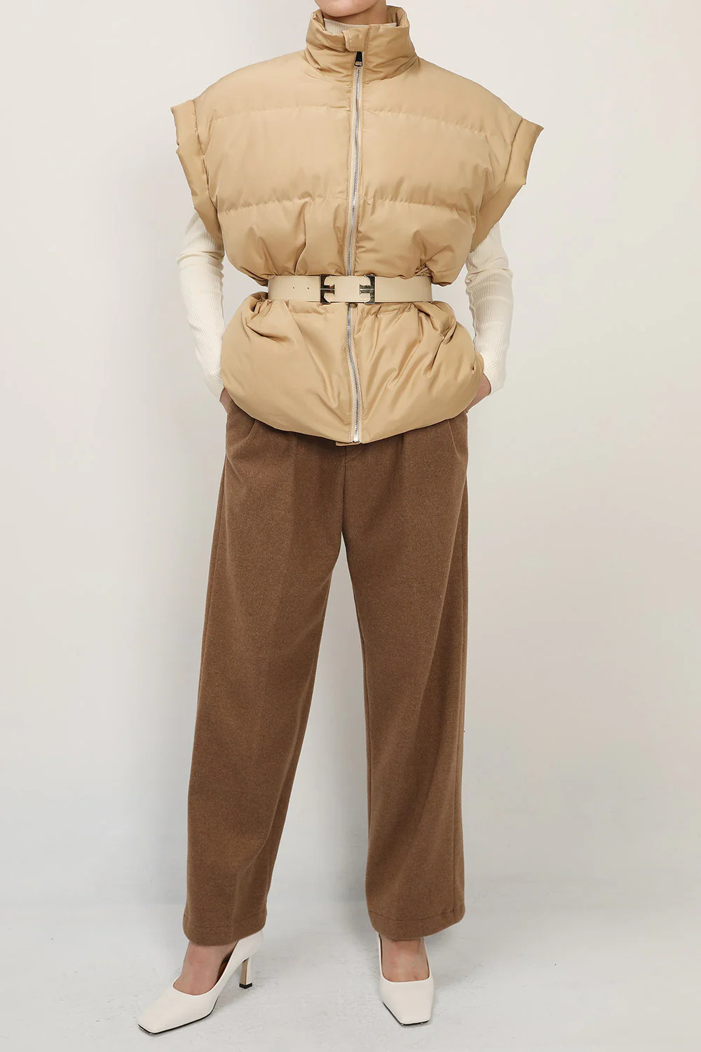 Sienna Oversized Puffer Vest | Storets (Global)